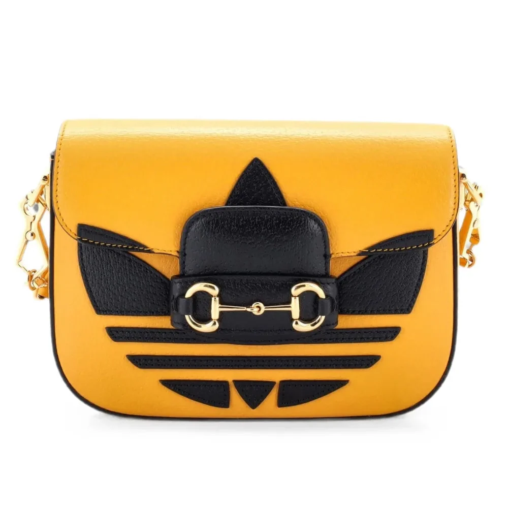 Gucci X Adidas Horsebit 1955 Mini Shoulder Bag – Yellow