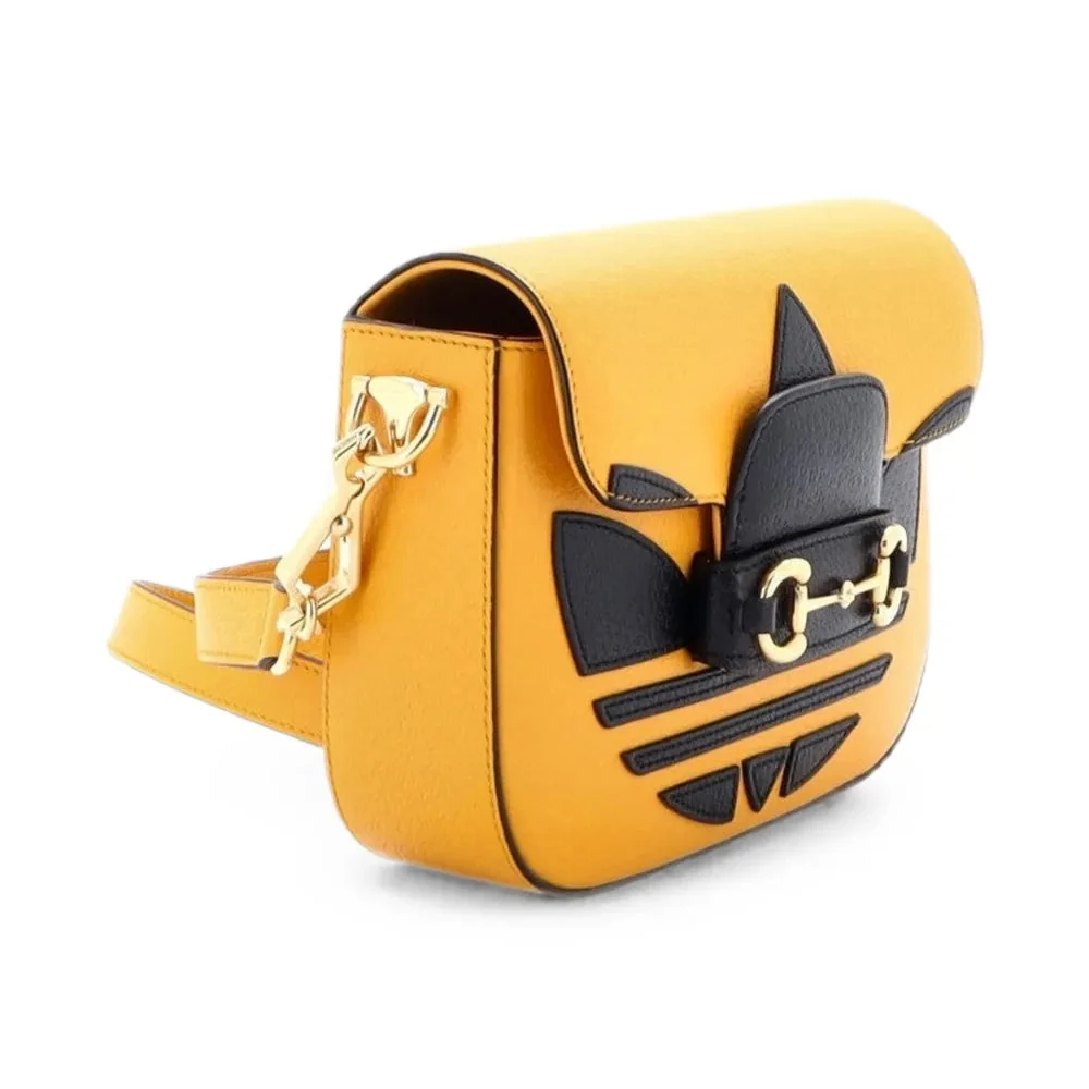 Gucci X Adidas Horsebit 1955 Mini Shoulder Bag – Yellow