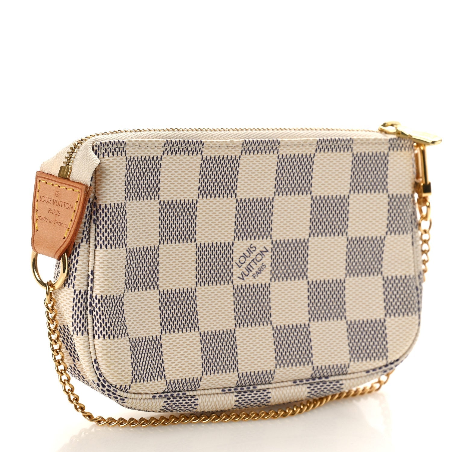 Louis Vuitton Mini Pochette Accessoires Handbag - Damier Azur Beige