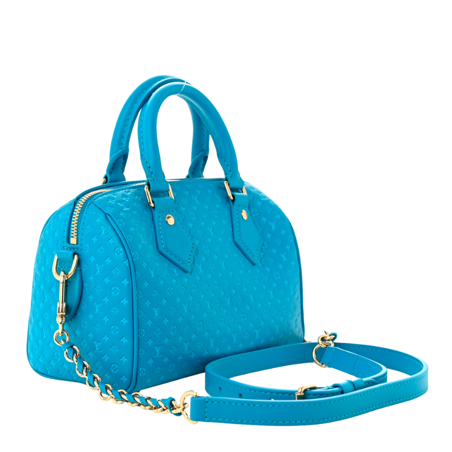 Louis Vuitton Speedy Bandoulière 20 Handbag - Blue