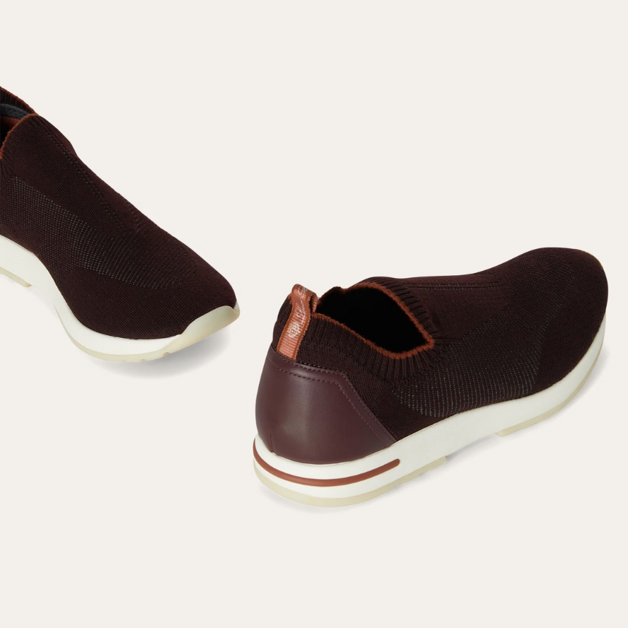 Loro Piana 360 LP Flexy Walk Wish® Wool Sneakers - Dark Claret (Q04V)