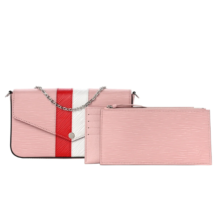 Louis Vuitton Epi Leather Pochette Felicie Wallet - Pink
