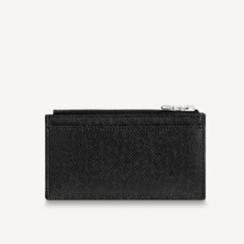 Louis Vuitton Taiga Coin Card Holder Wallet – Black