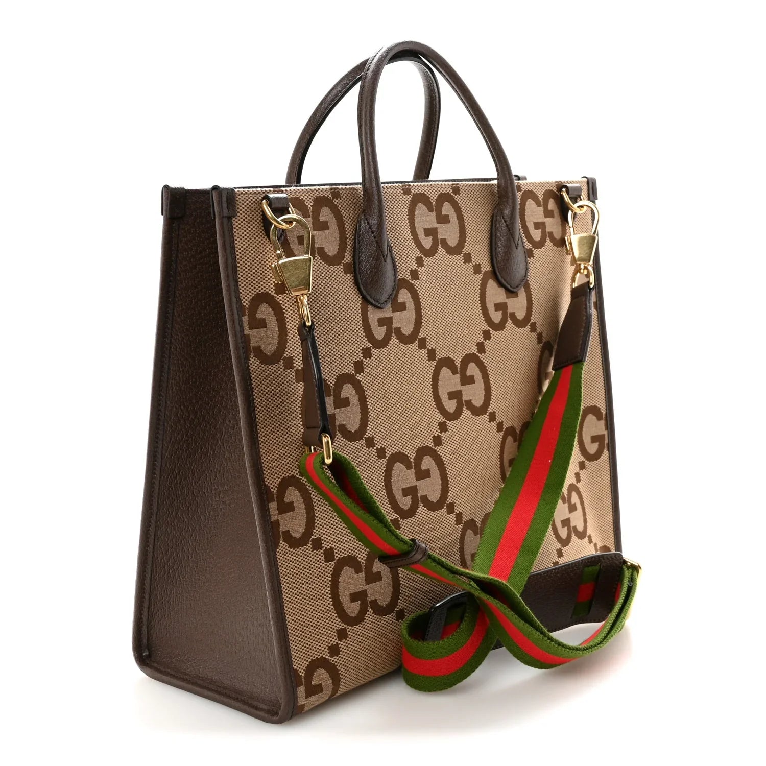 Gucci GG Textured Jumbo Tote Bag – Beige
