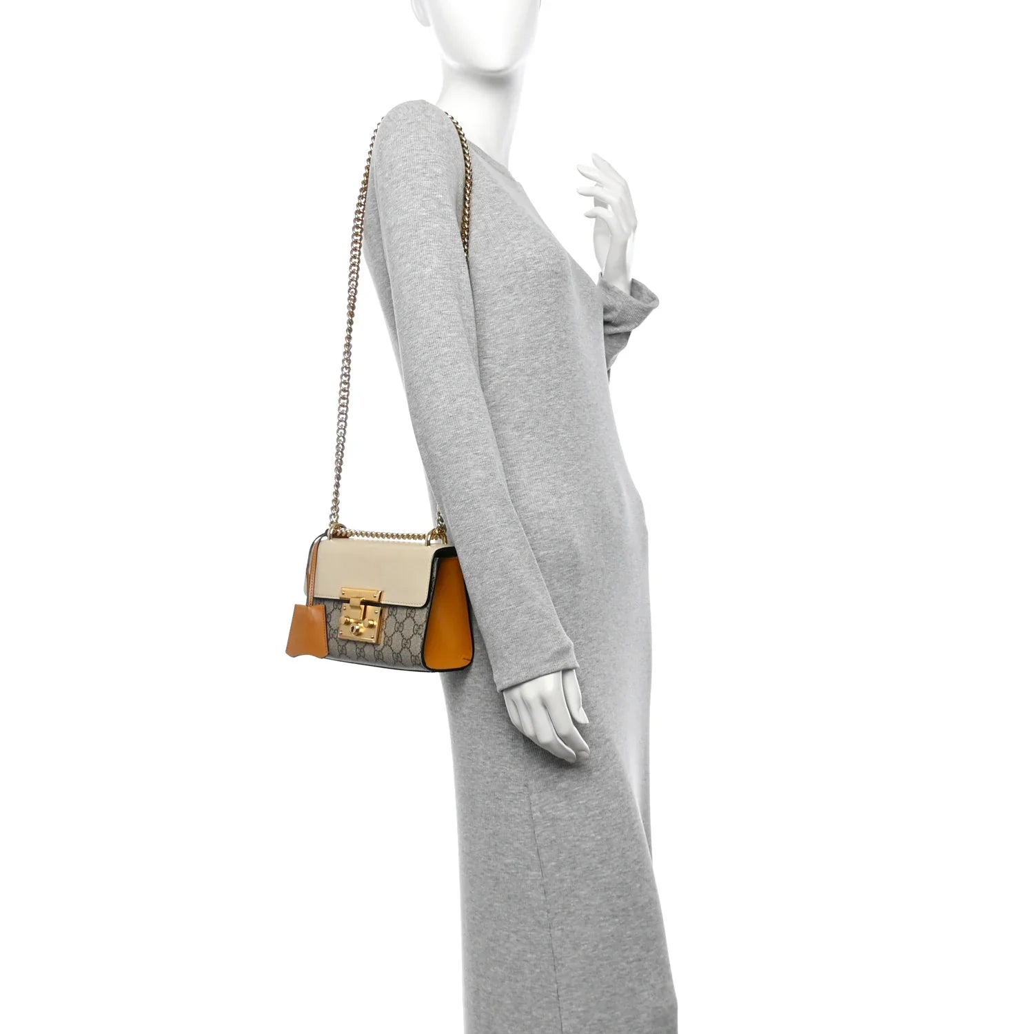 Gucci Padlock Small Shoulder Bag – Beige