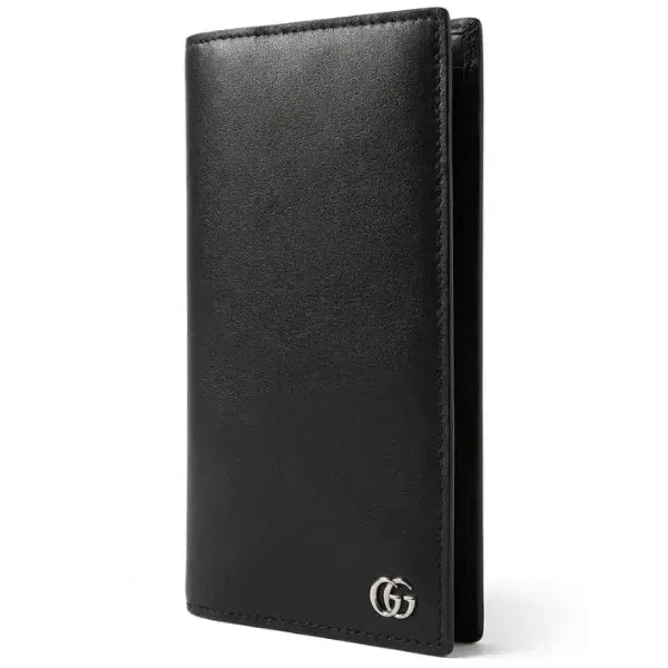 Gucci GG Marmont Vertical Leather Wallet – Black