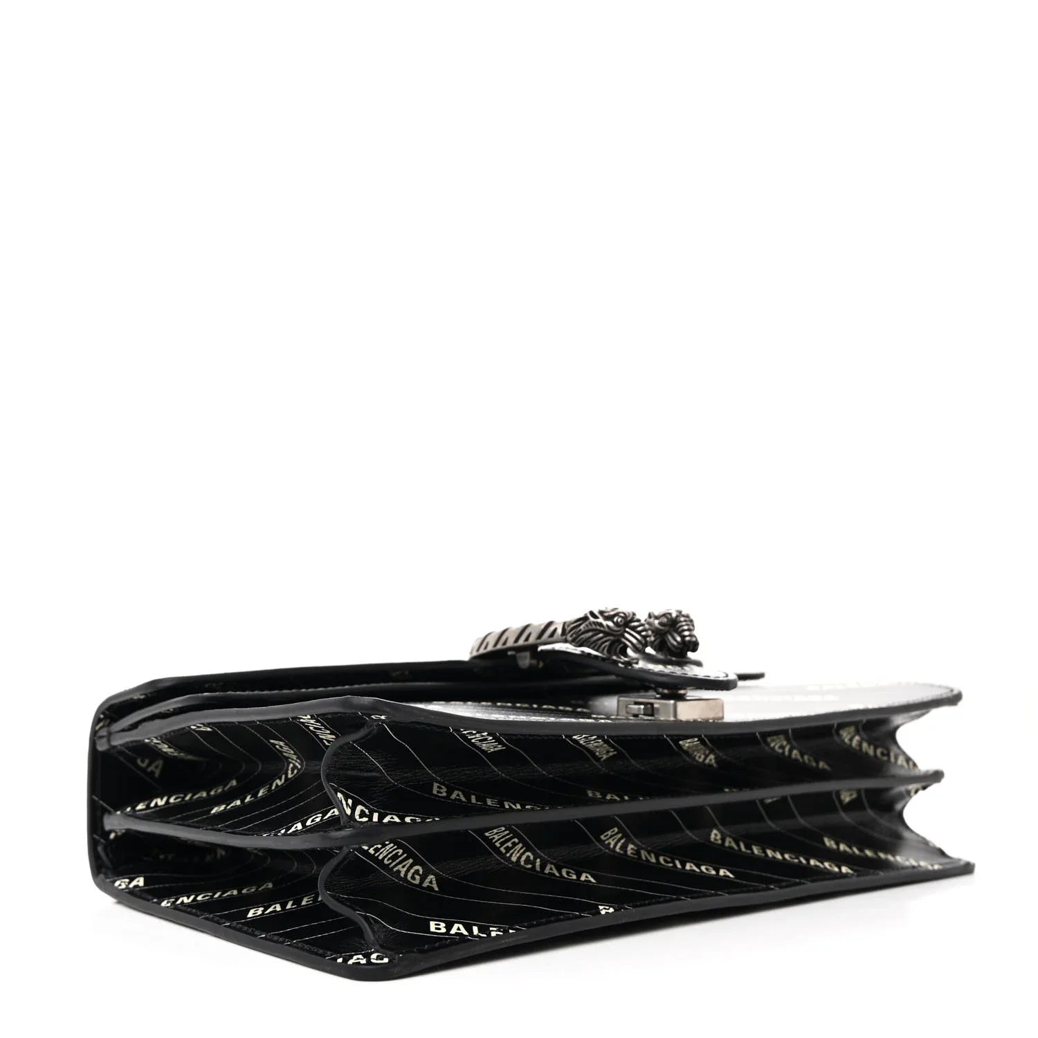 Gucci X Balenciaga Calfskin Dionysus Small Shoulder Bag – Black
