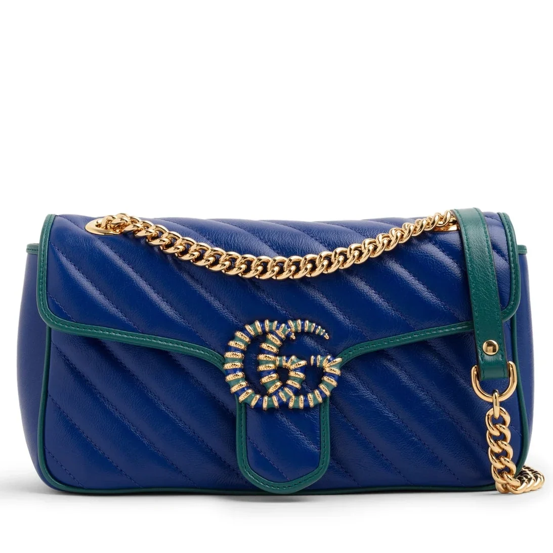 Gucci GG Marmont Mini Shoulder Bag – Blue