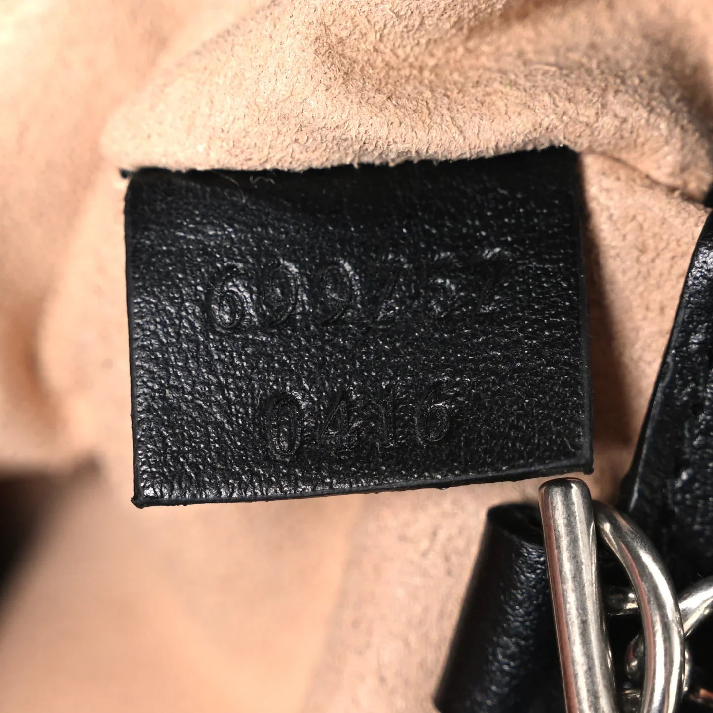 Gucci GG Marmont Leather Chain Belt Bag – Black