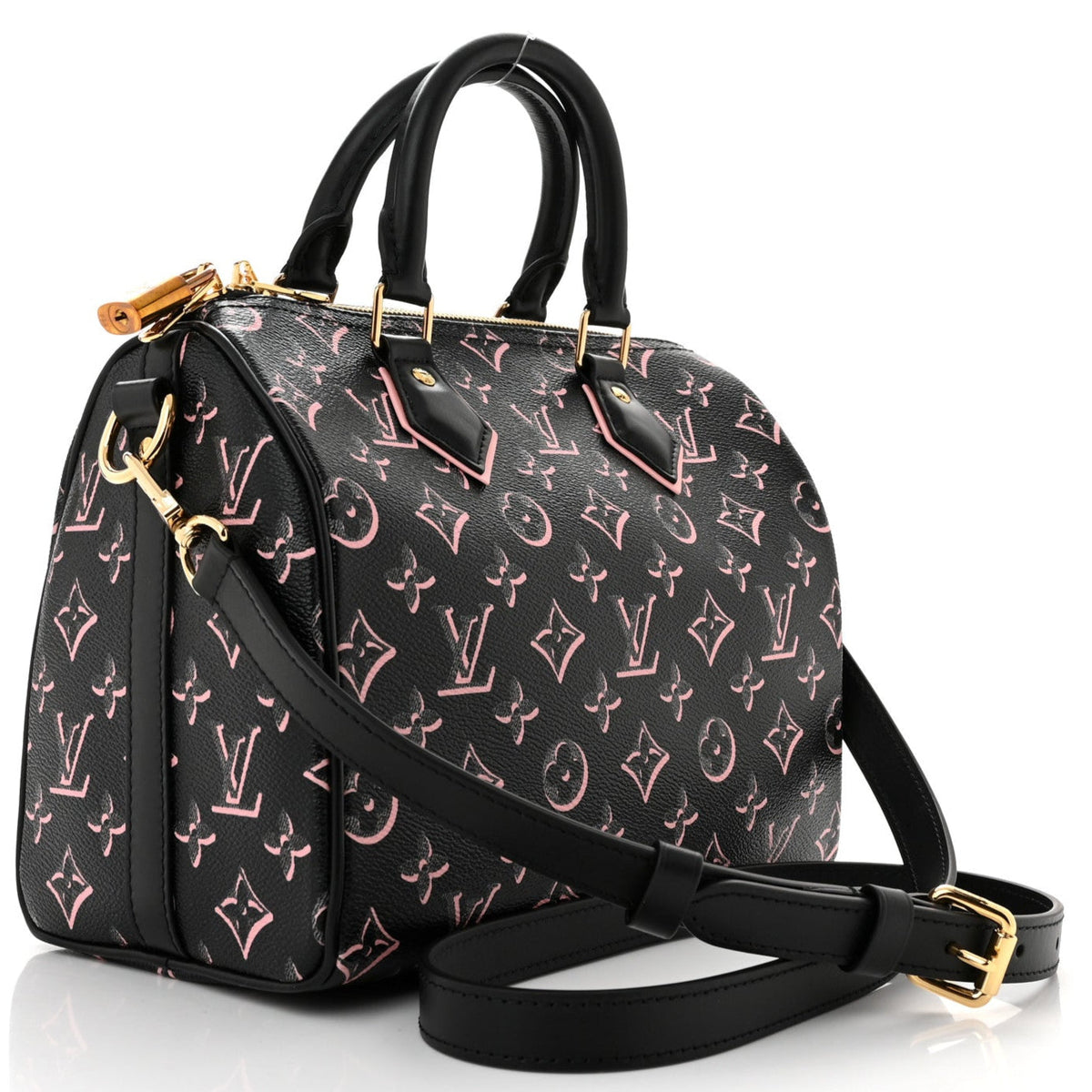 Louis Vuitton Monogram Fall for You Speedy Bandoulière 25 Handbag - Black