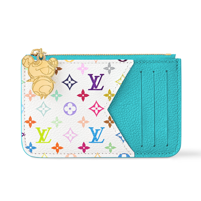 🎁 Louis Vuitton x TM Romy Card Holder - Kabira Blue (100% off)