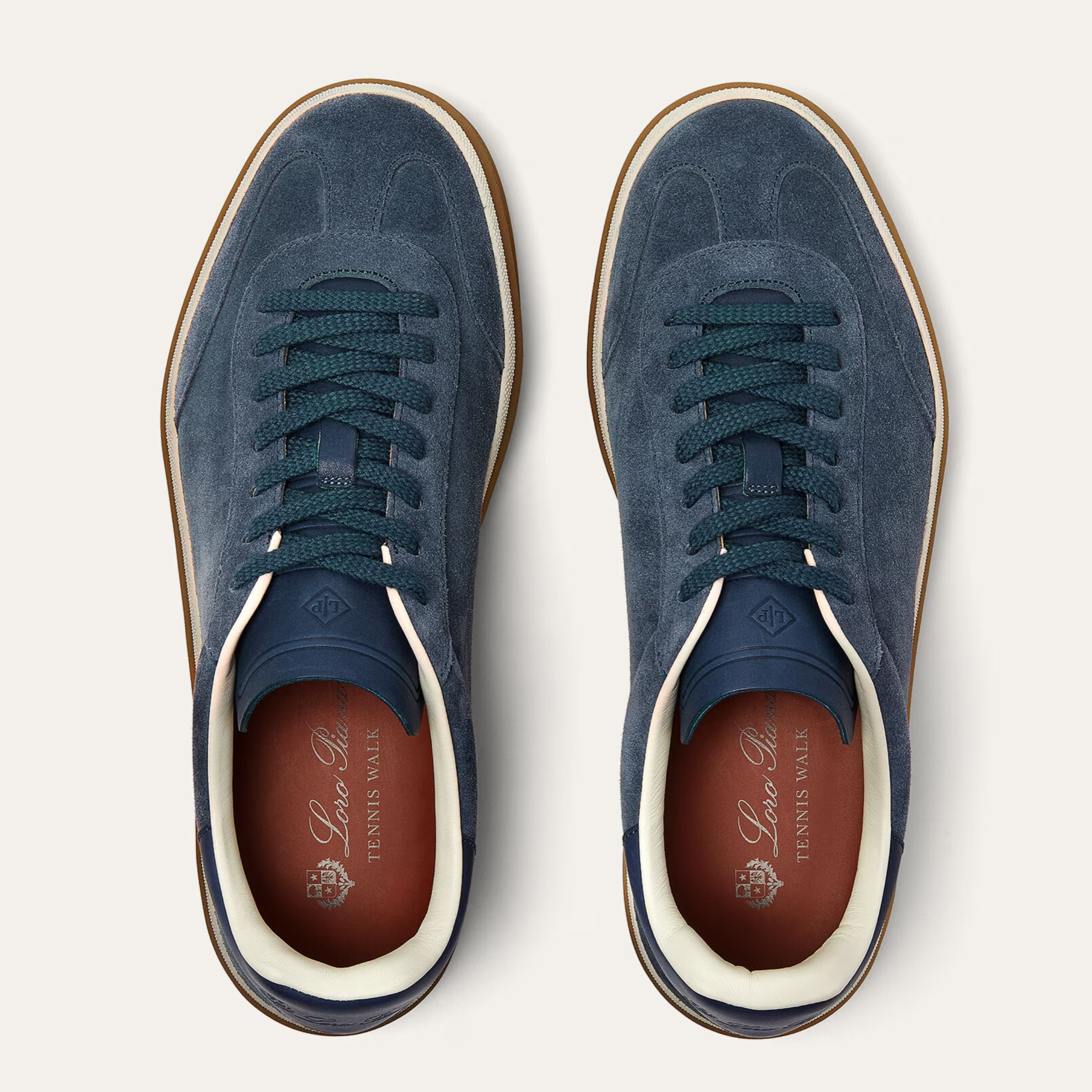 Loro Piana Tennis Walk Suede Calf Split Sneakers - Black Figs (W1CQ)