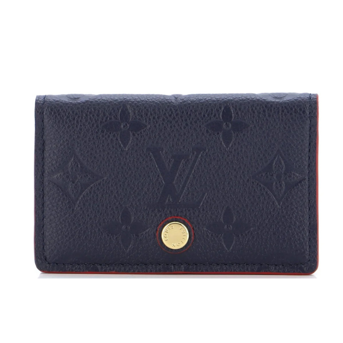 Louis Vuitton Monogram Empreinte Multicartes Card Holder - Blue