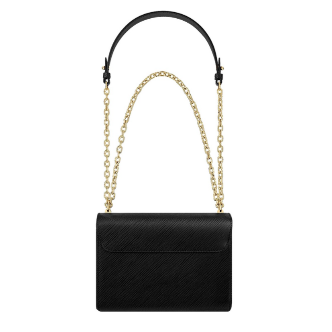 Louis Vuitton Epi Love Lock Twist MM Shoulder Bag - Black