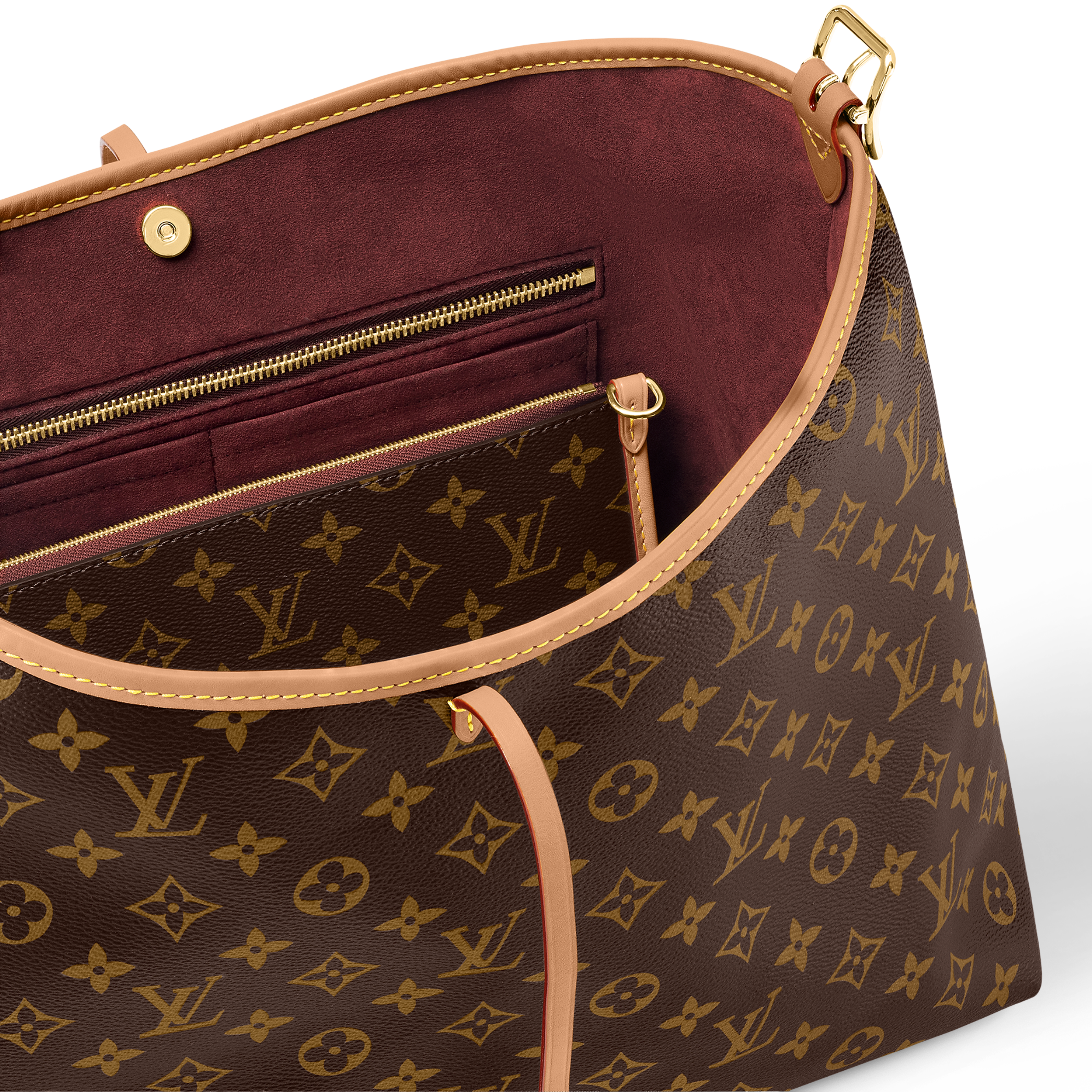 Louis Vuitton CarryAll MM Handbag - Brown