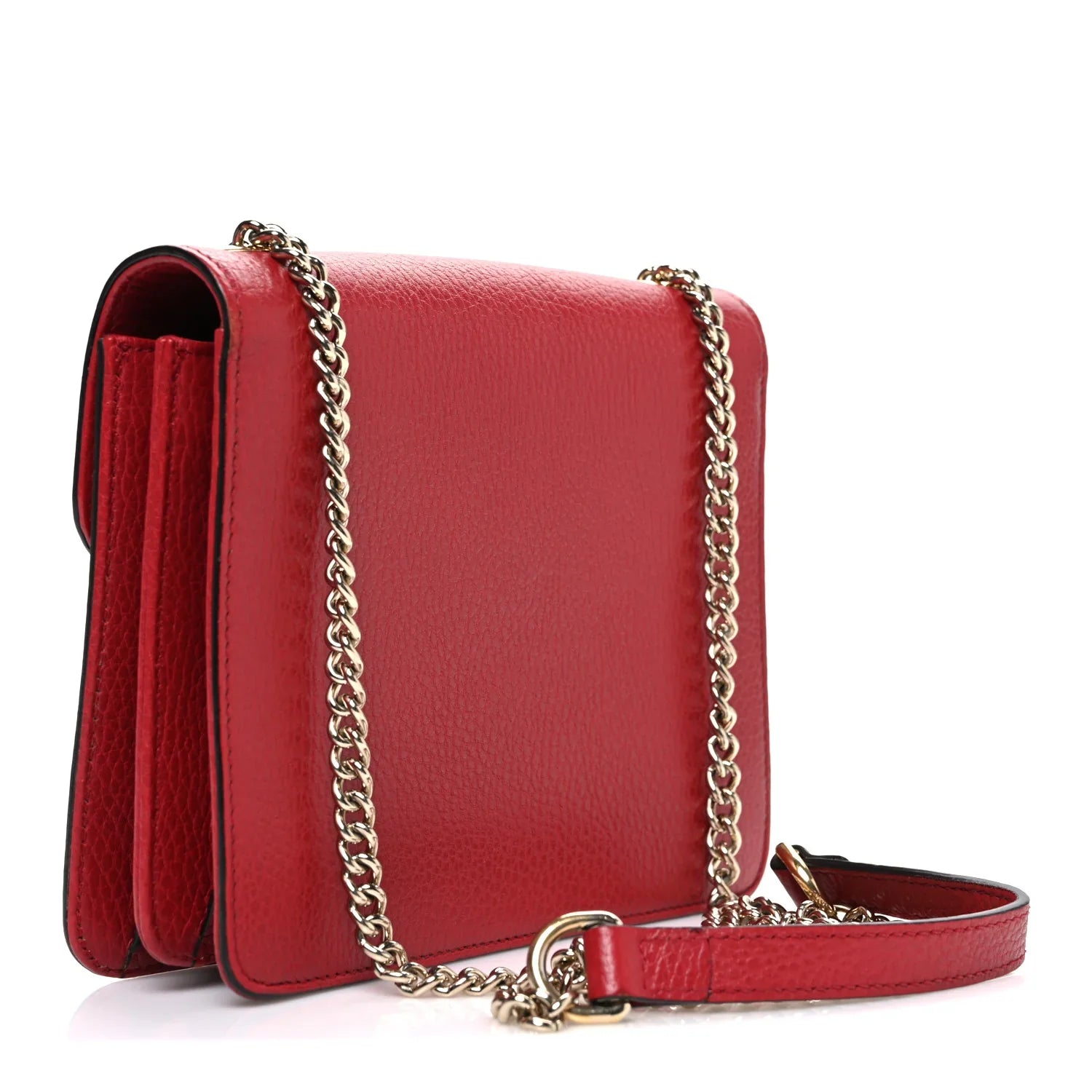 Gucci Interlocking G Small Dollar Shoulder Bag – Red
