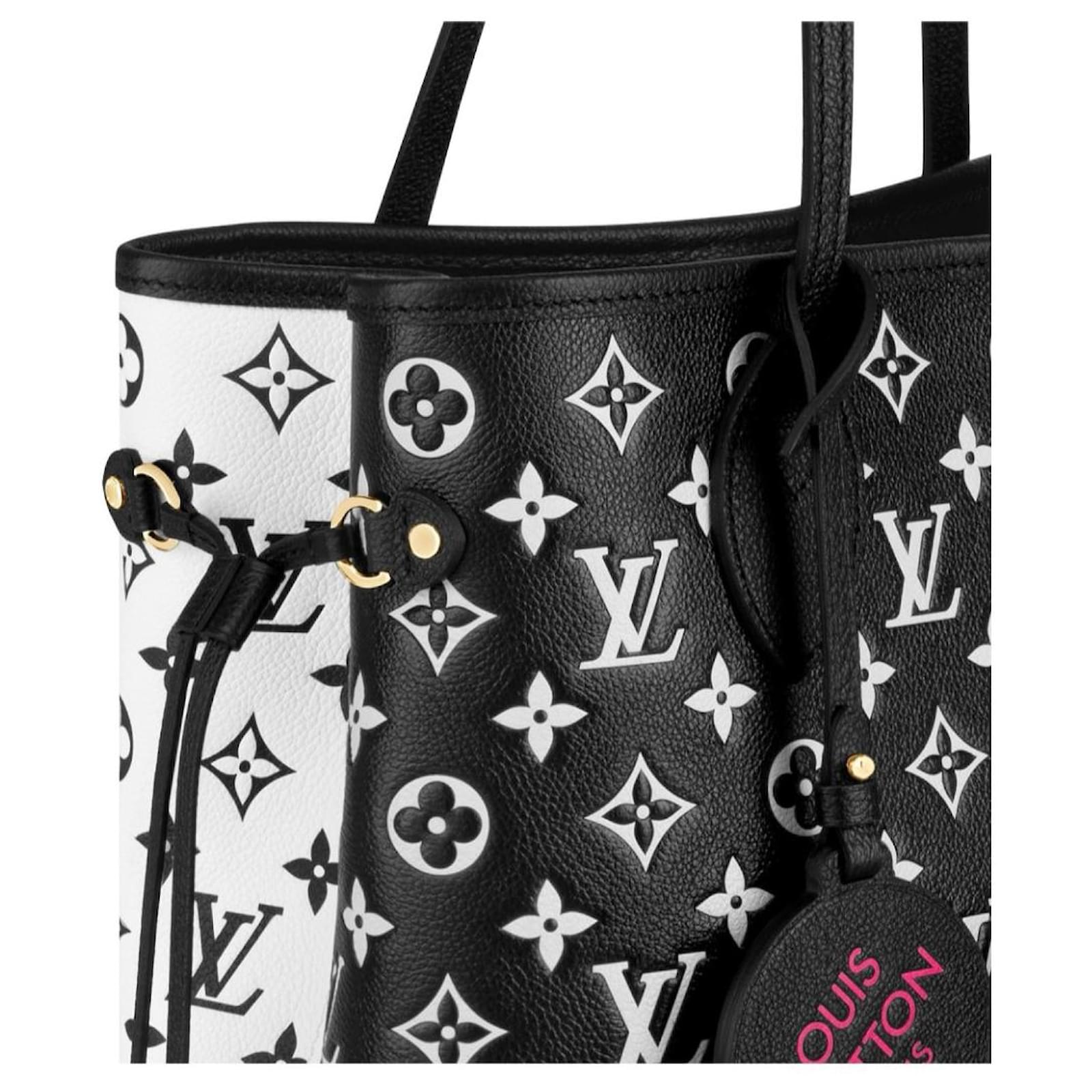 Louis Vuitton Spring In The City Neverfull MM Tote Bag - Black White Pink