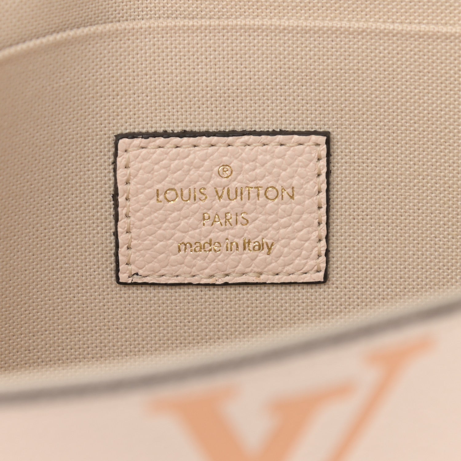 Louis Vuitton Félicie Pochette Chain Wallet - Cream Saffron