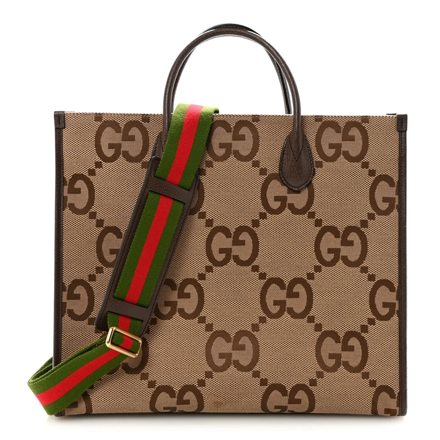 Gucci GG Textured Jumbo Tote Bag – Beige