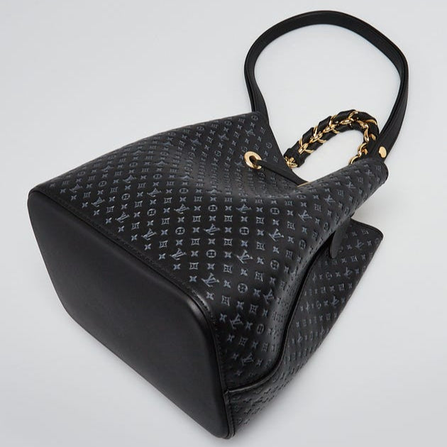 Louis Vuitton Nanogram Embossed Neonoe BB Shoulder Bag - Black