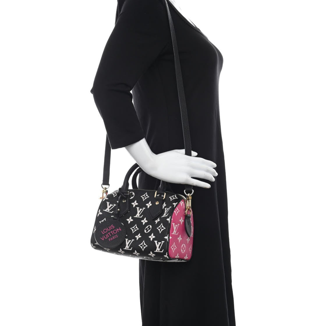 Louis Vuitton Spring in the City Speedy Bandouliere 20 Handbag - Black/White