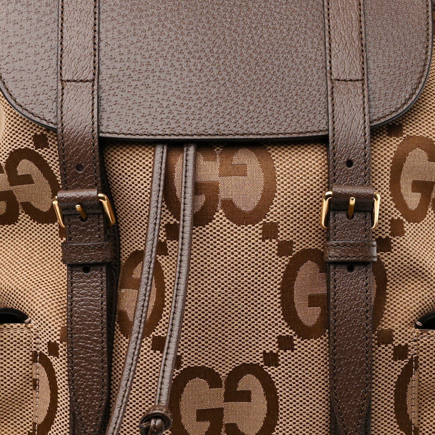 Gucci Jumbo GG Backpack – Brown
