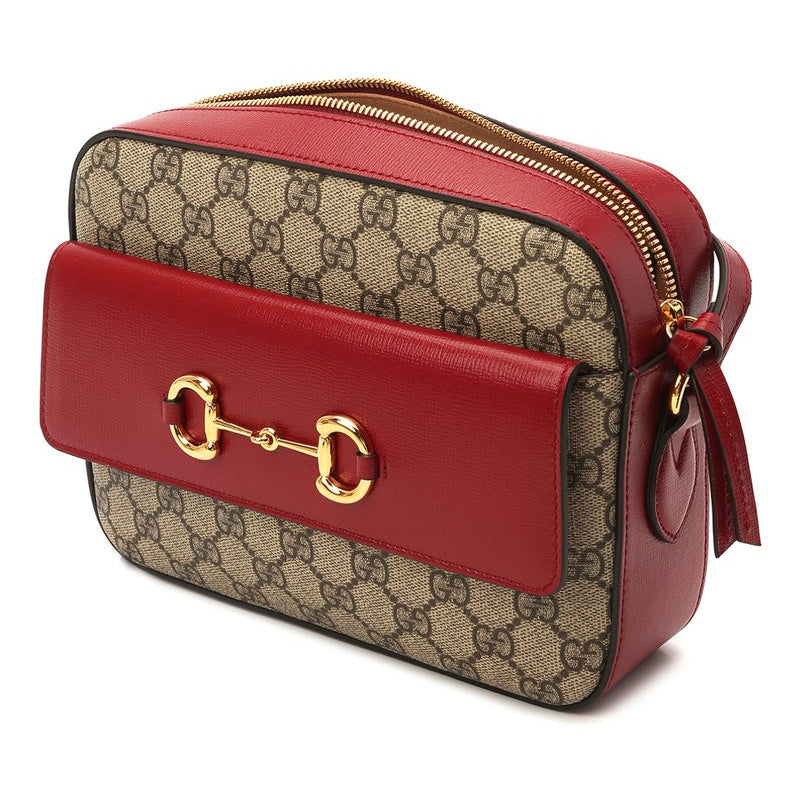 Gucci Horsebit 1955 Shoulder Bag – Red
