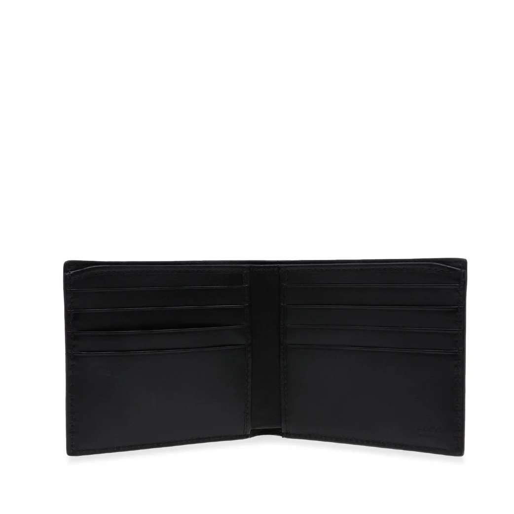 Gucci Blade Embroidery Leather Wallet – Black