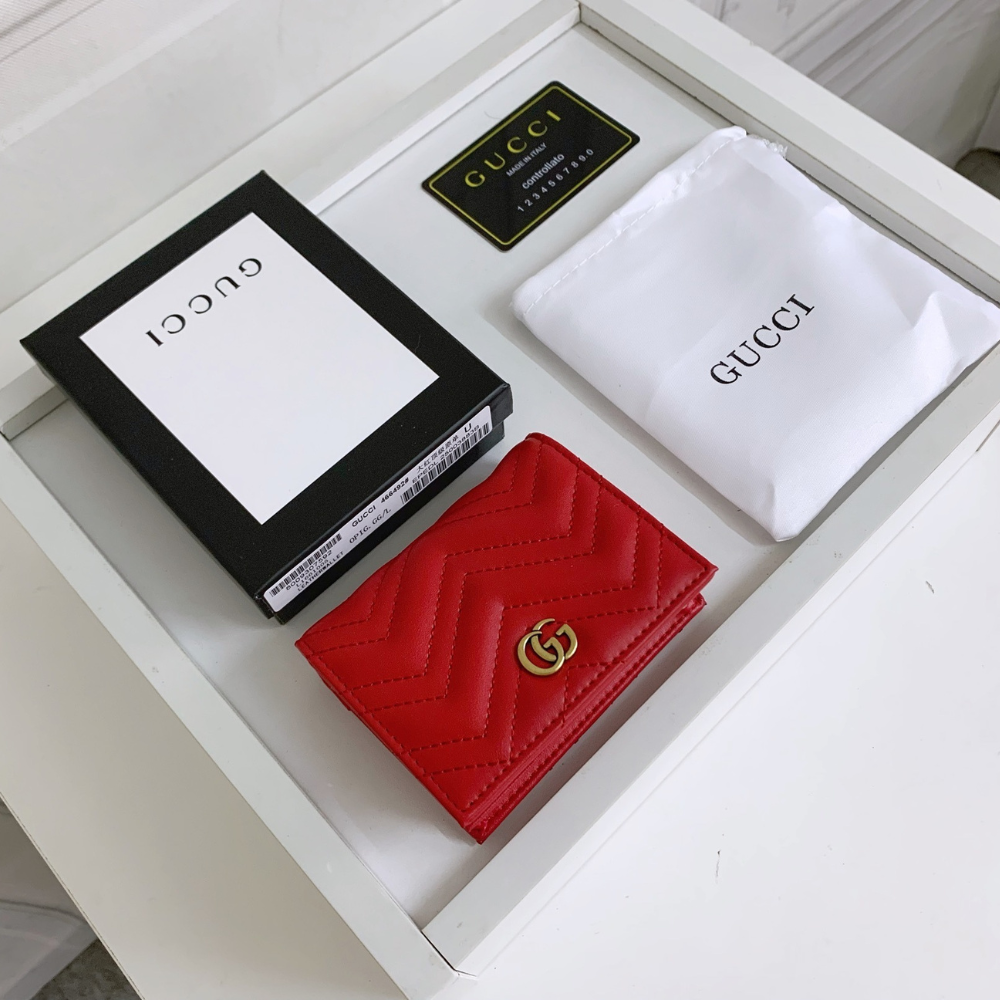Gucci GG Marmont Small Wallet – Red