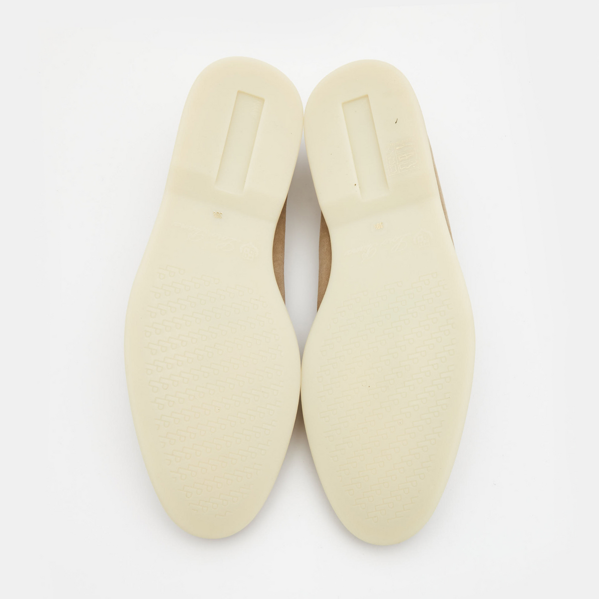 Loro Piana Summer Charms Walk Deerskin Loafers - Beige (119)