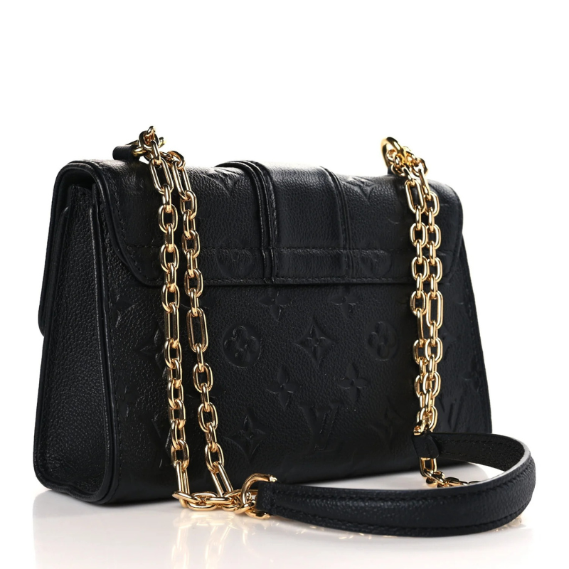 Louis Vuitton Monogram Empreinte Saint Sulpice BB Shoulder Bag - Black