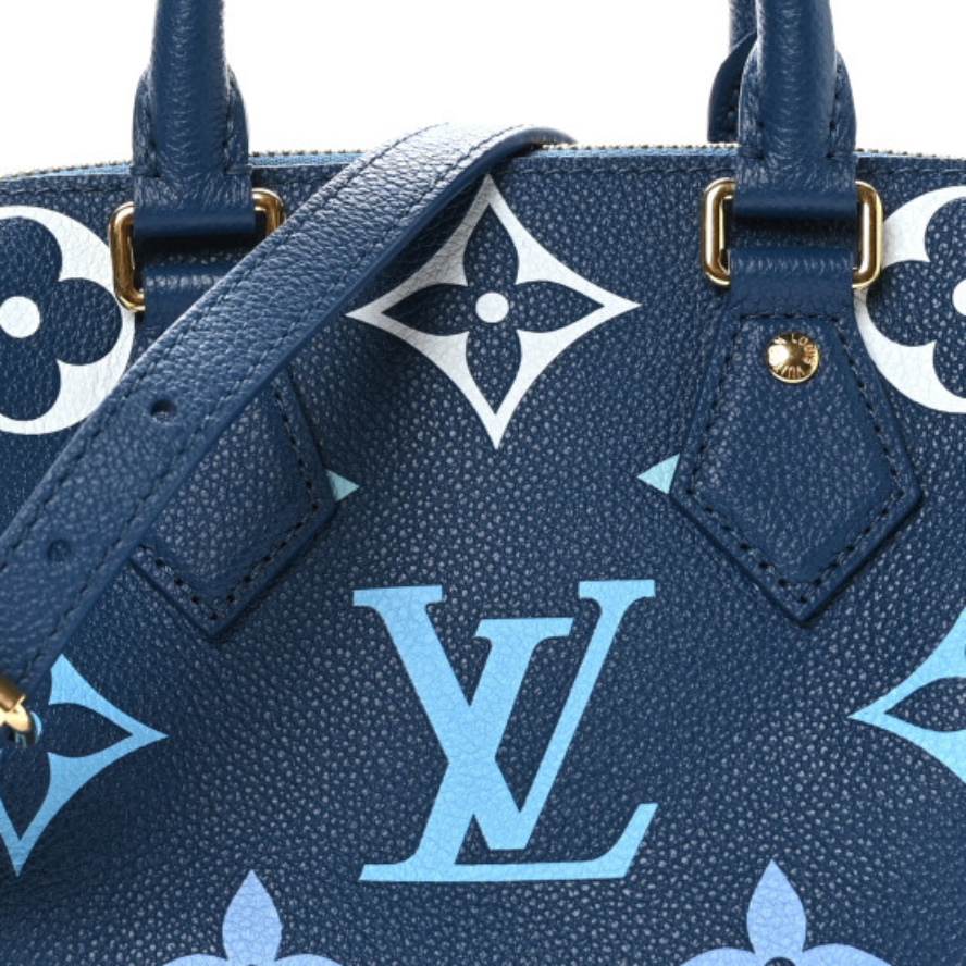 Louis Vuitton Giant Speedy Bandouliere 20 Handbag - Blue