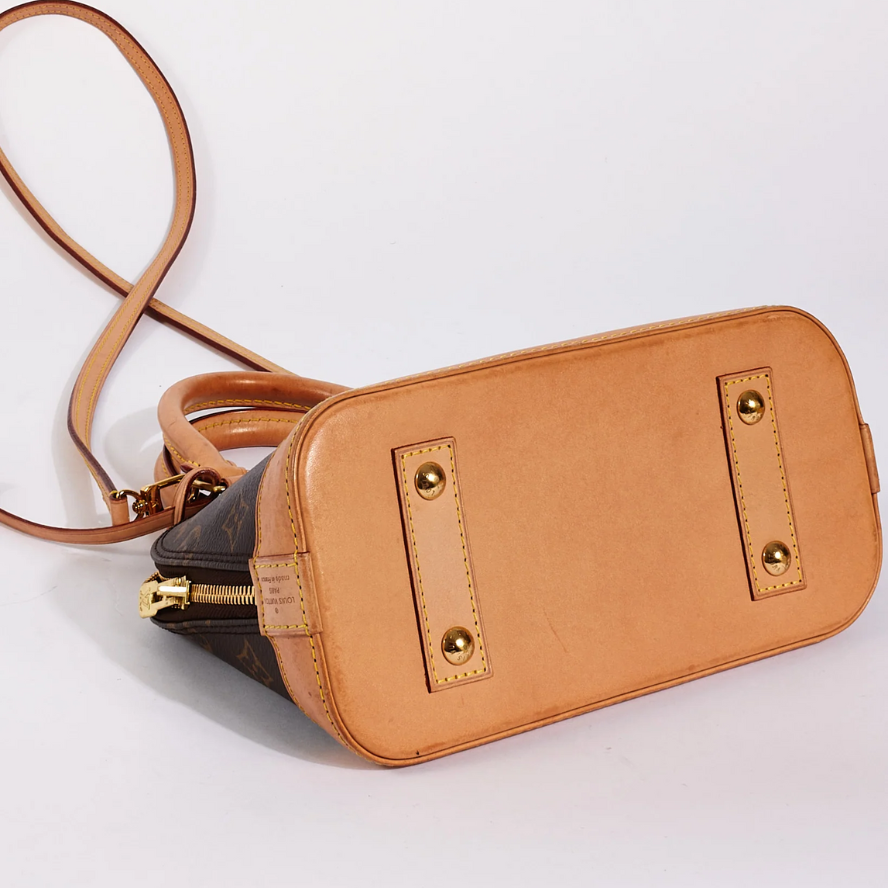 Louis Vuitton Alma BB Handbag - Chocolate Brown