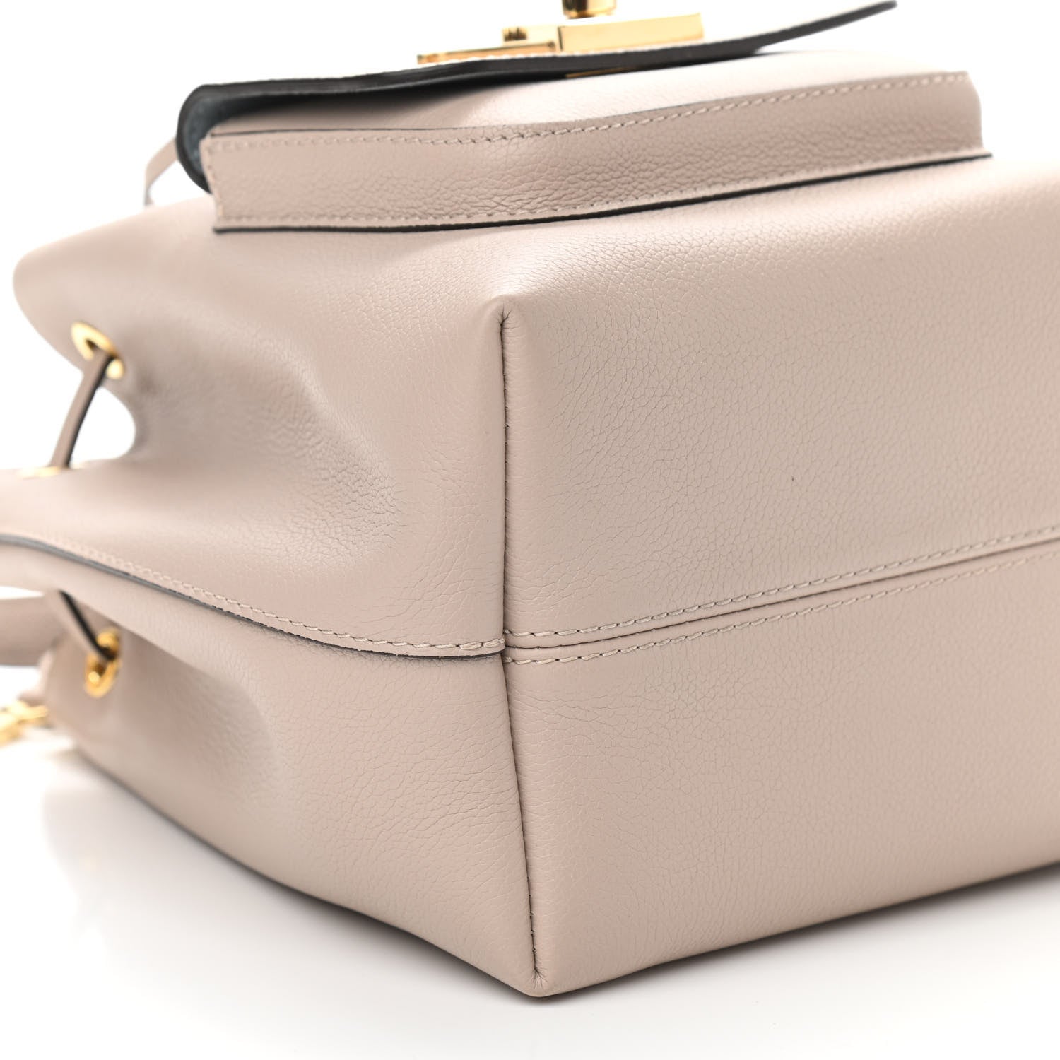 Louis Vuitton Lockme Bucket Shoulder Bag - Greige