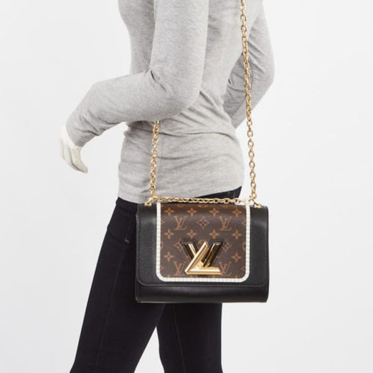 Louis Vuitton Twist MM Shoulder Bag - Black