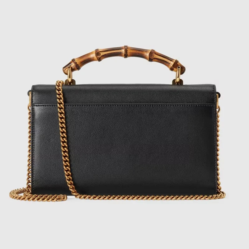 Gucci Diana Mini Top Handle Crossbody Bag – Black