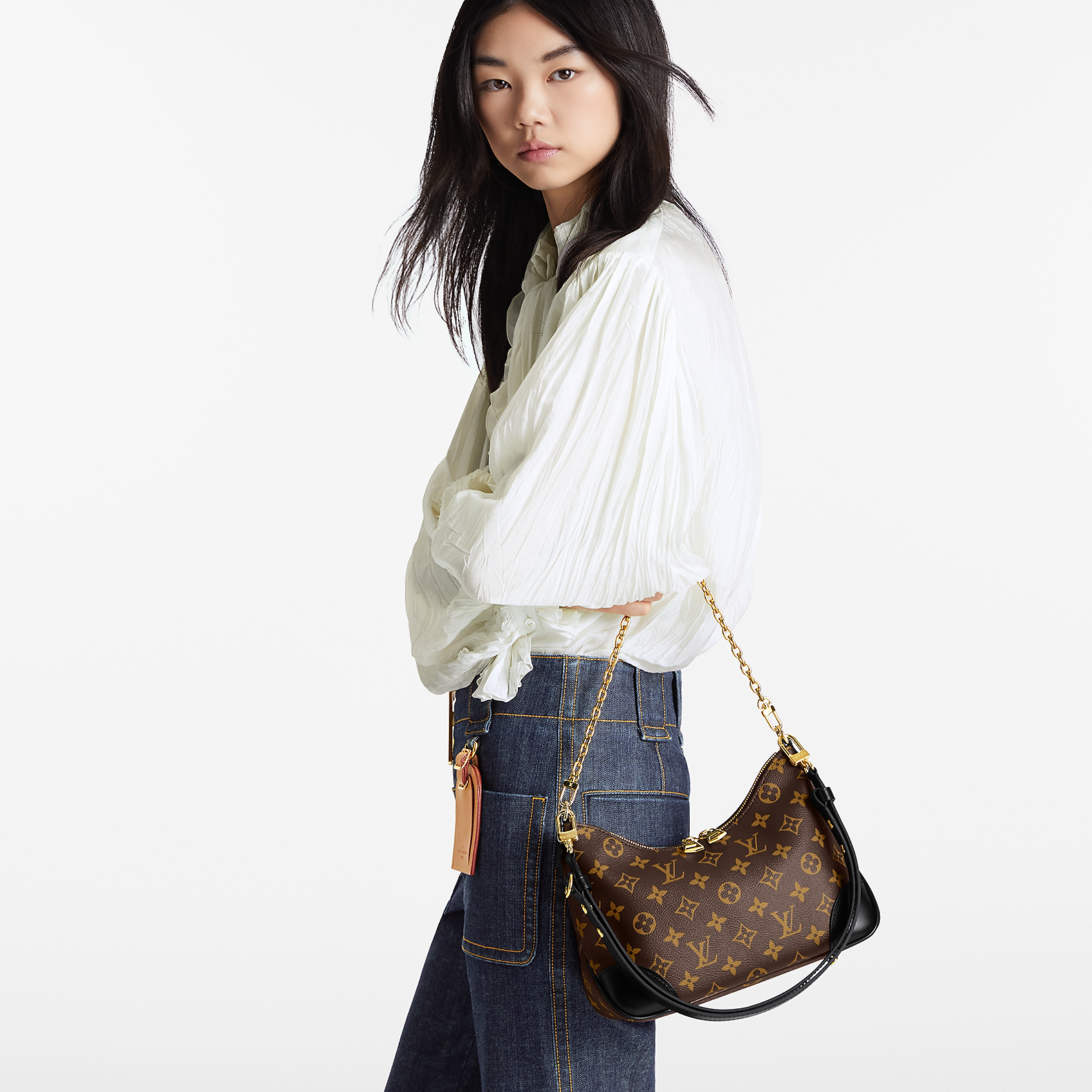 Louis Vuitton Boulogne NM Shoulder Bag - Black