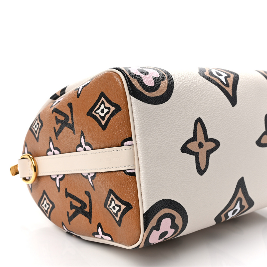 Louis Vuitton Wild At Heart Speedy Bandouliere 25 Handbag - Creme