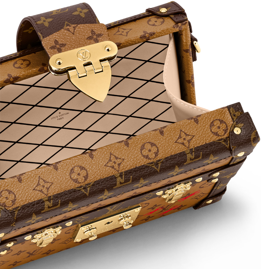 Louis Vuitton Petite Malle Shoulder Bag - Light Brown