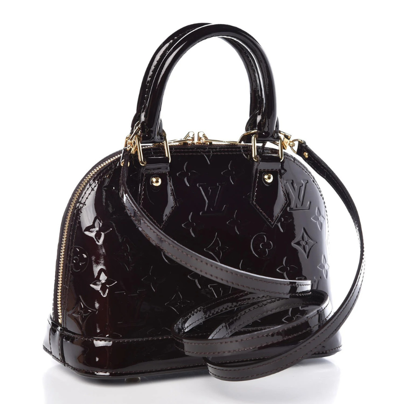 Louis Vuitton Vernis Alma BB Handbag - Amarante
