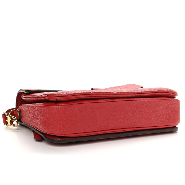 Louis Vuitton Monogram Empreinte Pochette Metis Handbag - Cherry