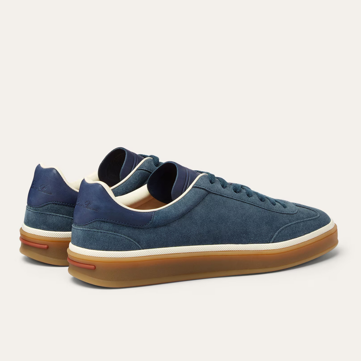 Loro Piana Tennis Walk Suede Calf Split Sneakers - Black Figs (W1CQ)