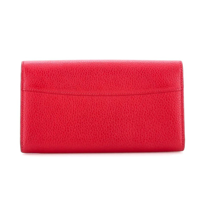 Louis Vuitton Capucines Taurillon Leather Wallet - Red