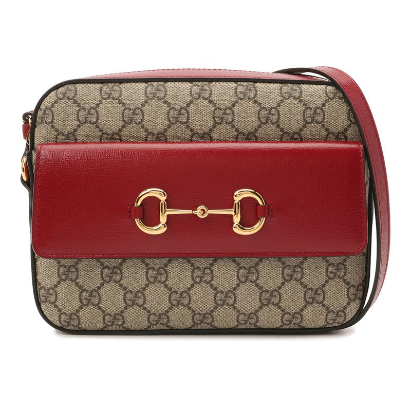 Gucci Horsebit 1955 Shoulder Bag – Red