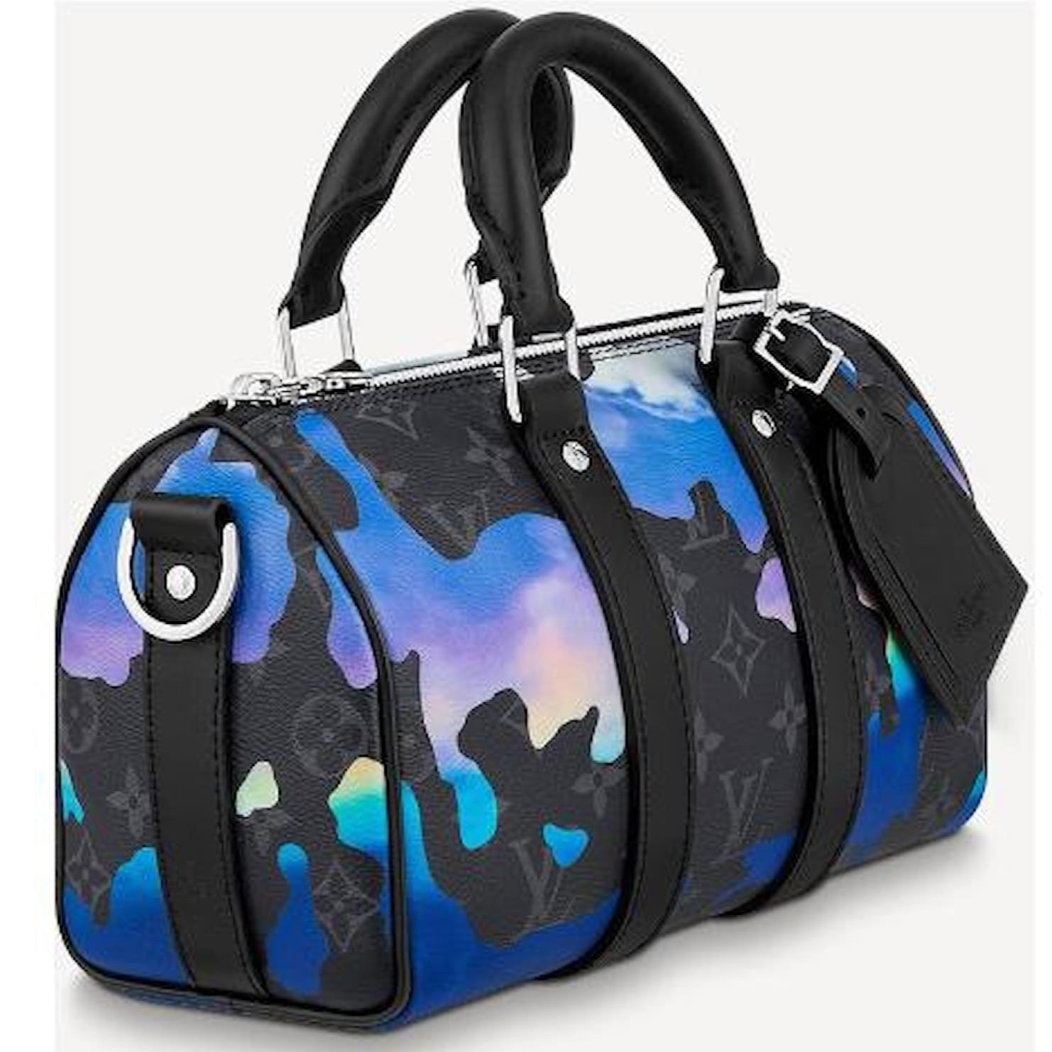 Louis Vuitton Monogram Eclipse Keepall Bandoulière 25 Handbag - Sunrise