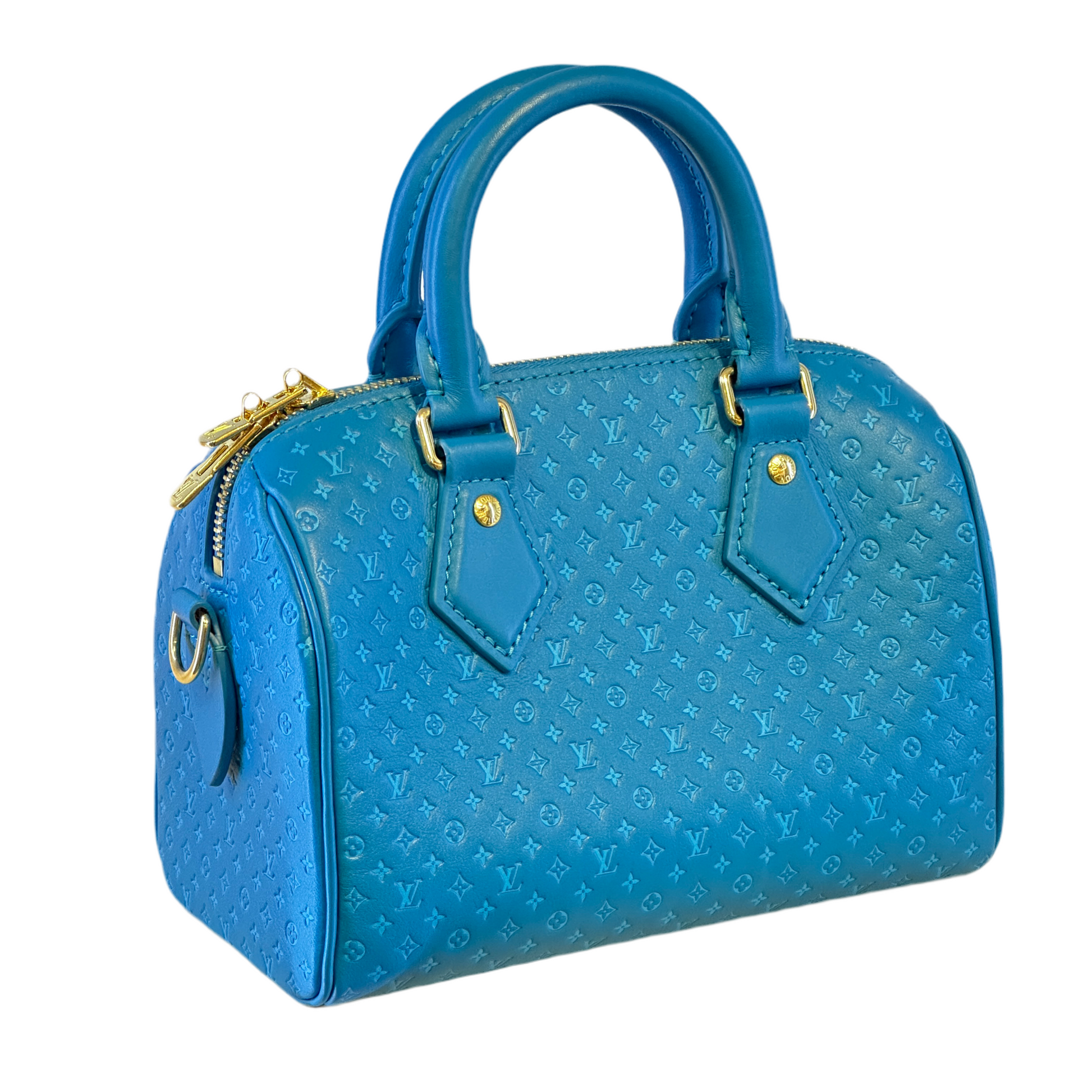 Louis Vuitton Speedy Bandoulière 20 Handbag - Blue