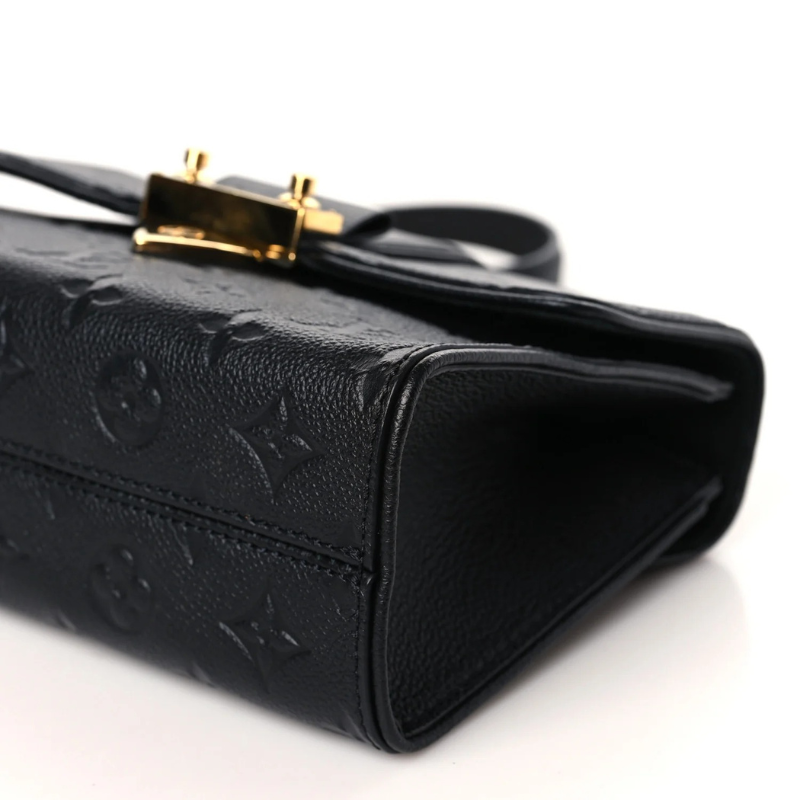 Louis Vuitton Monogram Empreinte Saint Sulpice BB Shoulder Bag - Black