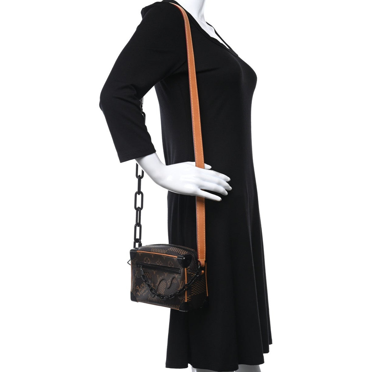 Louis Vuitton x NIGO Giant Damier Ebene Monogram Mini Soft Trunk - Monogram Brown