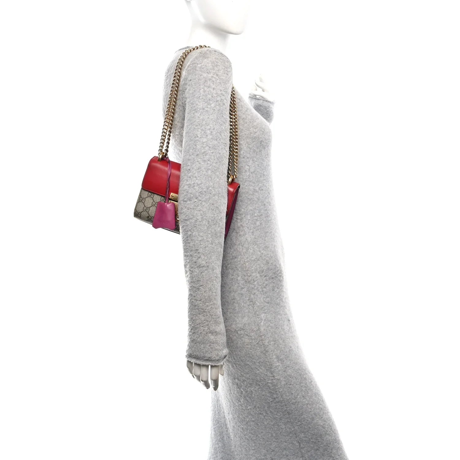 Gucci Padlock Small Shoulder Bag – Red