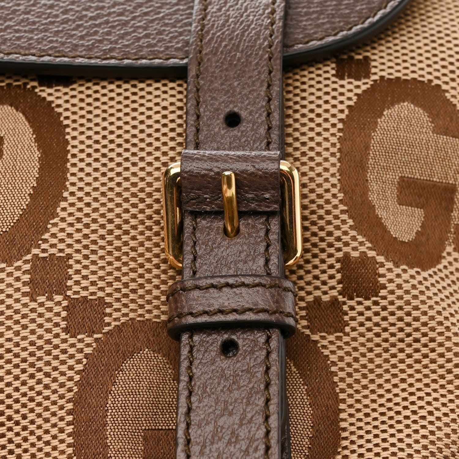 Gucci Jumbo GG Backpack – Brown